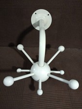 IKEA Sputnik Space Age  70 er Wandgarderobe Kleiderhaken Metall Holz