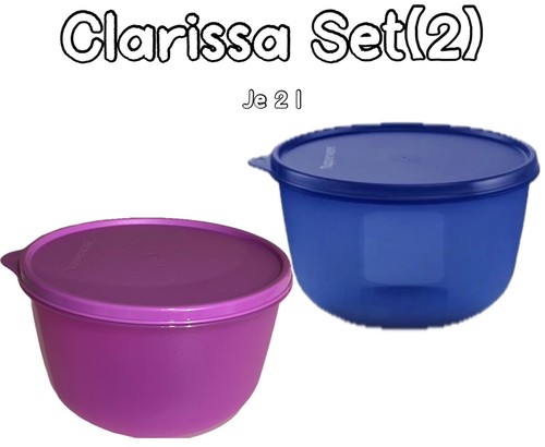 Tupperware clarissa set 2 - set,