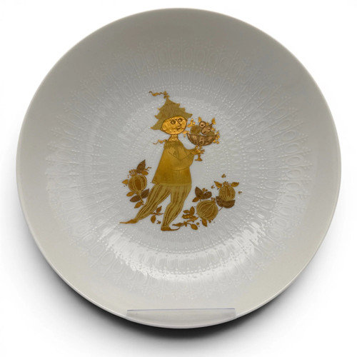 Rosenthal romanze schale - schale, gold