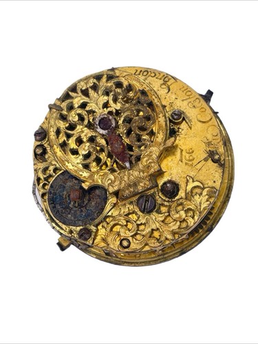 Antikes spindel taschenuhrwerk - antikes, spindel-taschenuhrwerk
