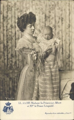 Prinzessin albert und prinz - ak,