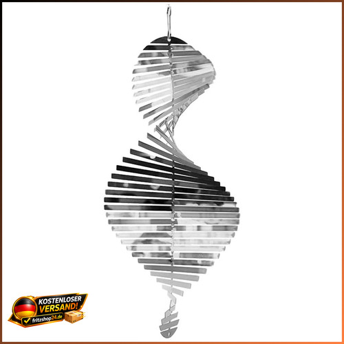 Windspiel helix edelstahl - windspiel,