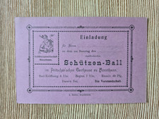 Einladung Schützen Ball -