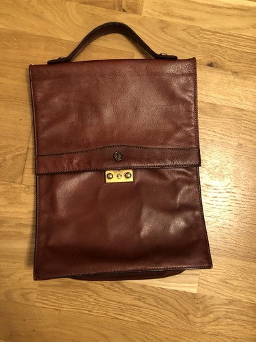 Rote ledertasche aktentasche - ledertasche,