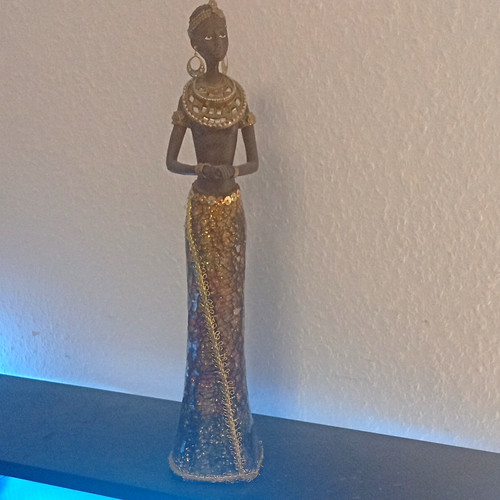 Afrikanische dekofigur frau - afrikanische,