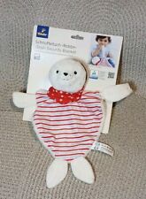 Tchibo Robbe Tcm Schmusetuch Kuscheltuch weiß rot Schnuffeltuch gestreift Plüsch