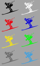 Aufkleber Sticker Skifahrer