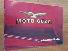 Prospekt Moto Guzzi div. Modelle diff. Types brochure 19