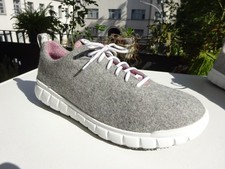 GANTER EVO Schuhe XL-Extralight Sneaker Filzwolle Grau Austria Gr.38,5(5,5) Neu