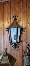 Handgefertigte Schmiedeeisen Außenwandleuchte Firma Robers Antik