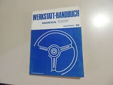 1986 Werkstatthandbuch Nachtrag Honda Civic CRX AS / AF