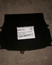 Reserveradabdeckung Kofferraumteppich schwarz * BMW 3er E46 INT19