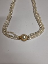 3 Reihige Perlenkette - BEM445