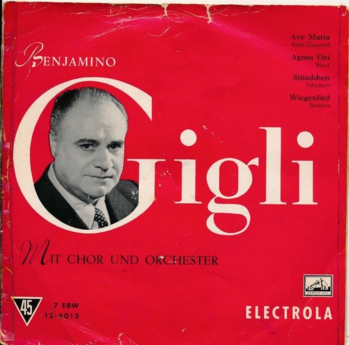 Benjamino gigli mit chor und - benjamino,