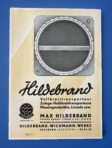 Werbe faltblatt hildebrand - werbe,