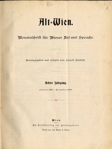Stieböck alt wien - stieböck:, alt-wien