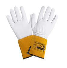 Schweißerhandschuhe WIG Schweißer Arbeitshandschuh ARGON Leder EN407 EN12477