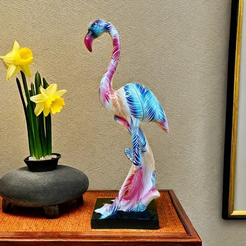 Flamingo harz figur skulptur - /,