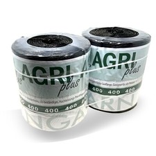 Pressengarn SCHWARZ 400m/kg 2x5kg Set 10 kg Ballenpressengarn Bindegarn Rundball