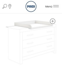 Paidi Wickelauflage Fiona Weiß