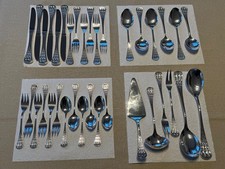 90er Silberbesteck Rosenthal "ROMANZE", Björn Wiinblad, 36tlg, sehr gut erhalten