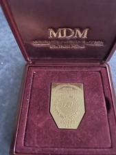 Medaille Fussball-WM 1954 - zu Ehren Fritz Walter - neu in Schatulle