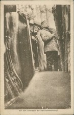 Ansichtskarte Vor dem Unterstand am Hartmannsweilerkopf 1917Elsaß Militär