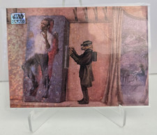 Topps 2024 Star Wars Galaxy / 22 Han Solo in Carbonite / Mini Diamond Refractor