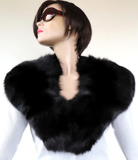 Pelz Schal Blaufuchs Kragen