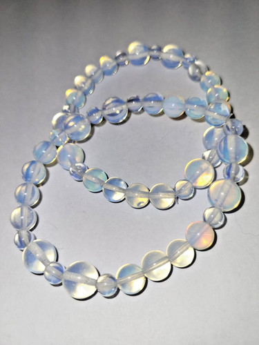 Opalglas kugelarmband kugeln - kugelarmband, ,kugeln
