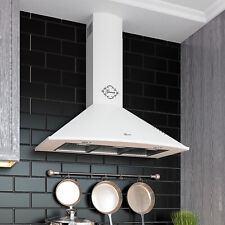 Gurari GCH 046 WH 90 Dunstabzugshaube 90cm 1000m³/h Wandhaube Abzugshaube Weiß