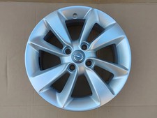 1x Alufelge 15 Zoll 6.0" 4x100 39ET Glanz Silber OP099K4 Opel Corsa E Rim Wheel