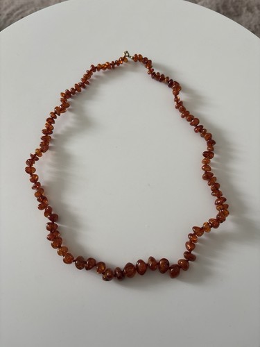 Halskette kette bernstein - kette,