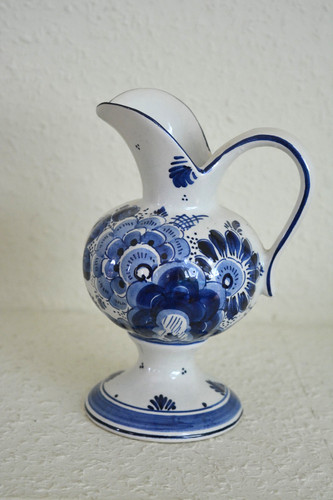 Alte vase delfter porzellan - vase,