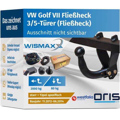 Anhängerkupplung für golf - für,