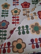 Gobelin - Blume auf beige 50 x