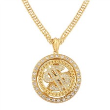 Dollar halskette modischer - halskette, –