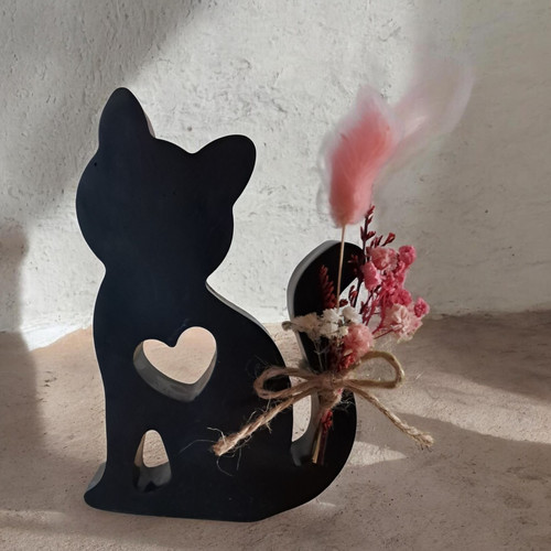 Katzen dekofigur raysin - dekofigur,