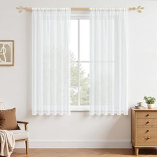 Kurze Weiße Vorhänge