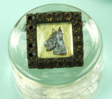 Konplott Ring gross bronze Einzelstück Swarovski Strassteine braun neu