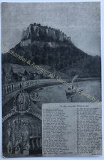 AK Festung Königstein Sage Faß um 1910