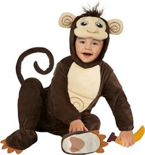 Kinder Kleinkinder Affen Kostüm Baby Affenkostüm Strampler Karneval Halloween