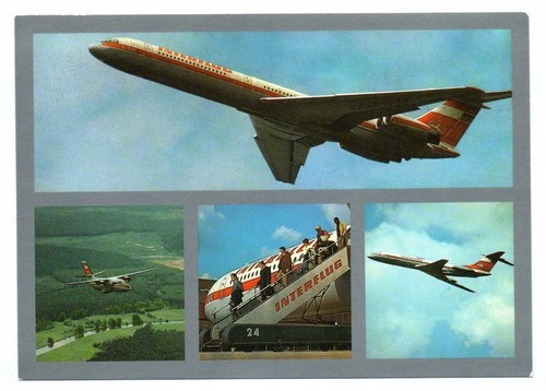 Interflug flugzeug 62m - interflug, il