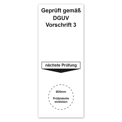 Grundplakette geprüft gemäß - grundplakette,
