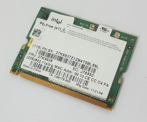 Wlan karte 27k9938 intel - karte,
