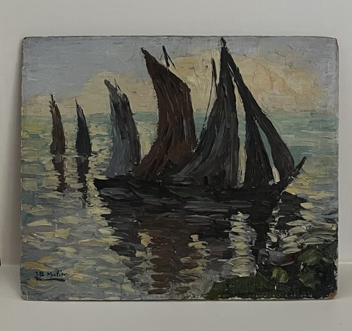 Impressionist öl auf - auf, tafel