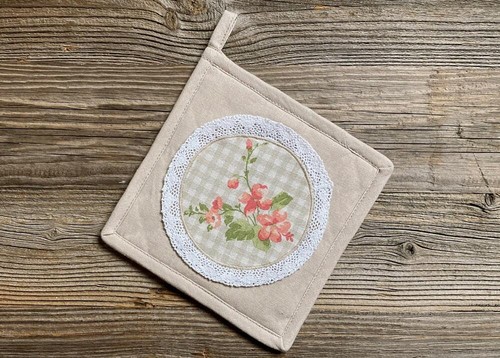 Topflappen untersetzer luisa - topflappen,