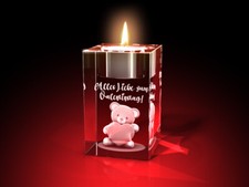 2D Glas Gravur Valentinstag