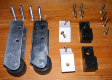 2 starre Rollen Möbel-Rollen starr Bettkastenrolle evtl. Modellbahn Stellpult