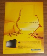 Seltene Werbung PANASONIC TX-W36D3DP Quintrix Wide Digital Plus Fernseher 1997